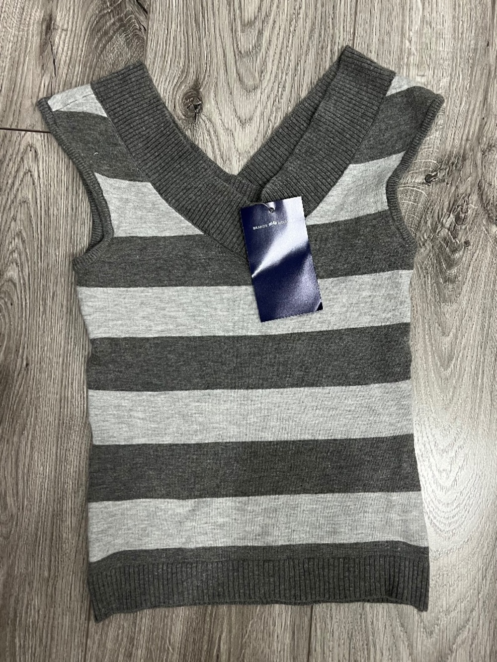 Brandy Melville Striped Off the Shoulder Top